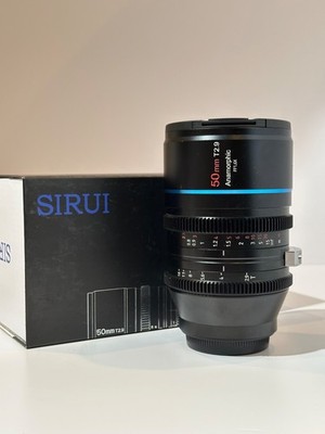 Sirui Venus 50mm T2.9 1.6x Anamorphic Full-Frame Canon-RF Excellent Condition