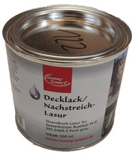 Glazura do drewna szara 500 m l do szarych laserowanych stojaków z serii sosnowej rustykalna