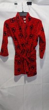 Marvel-boy's red long Spider-Man Bathrobe w/ belt size 8