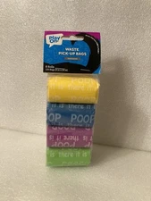 PET SUPPLIES PLUS PLAY ON WASTE PICK UP BAGS 120 BAGS 4 COLORS (UNSCENTED)