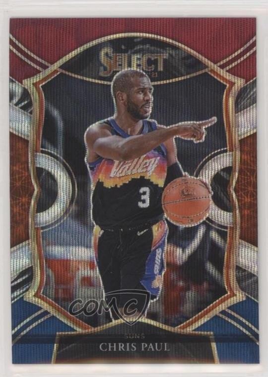 2020-21 Panini Select Concourse Tri-Color Prizm Chris Paul #10 fm0