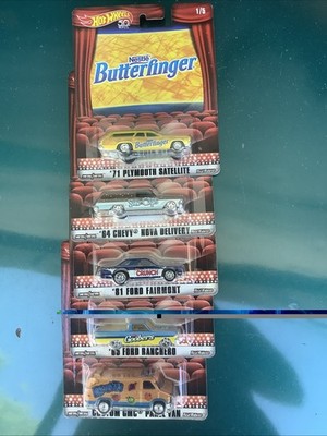 Hot Wheels Pop Culture Nestle Candy Complete Set Plus 1 3 Musketeers