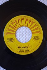 Johnny Cash, Hey Porter/Get Rythm, 45rpm, 1969, Sun SI-1103