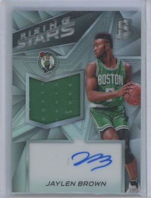 2016-17 Panini Spectra - Rising Star Memorabilia Autographs Jaylen Brown #4 /199