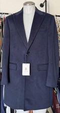 A Caracciolo Bespoke Cashmere Overcoat Coat Napoli Italy 52 Euro 42 Reg Usa 950