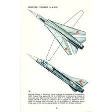 Mikoyan Flogger & MiG-23 USSR 1971 Attack & Training Aircraft Print SE1-4