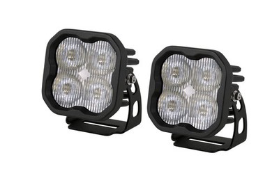 SS3 Sport With Amber Back Light White SAE Fog Standard Pair Diode Dynamics LED