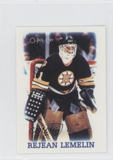 1988-89 O-Pee-Chee NHL Stars Mini Etoiles Stars Reggie Lemelin #18 t4m