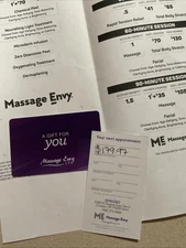 $179.97 Value. Massage Envy Card 🌸Free Shipping! 🌼Never Expires