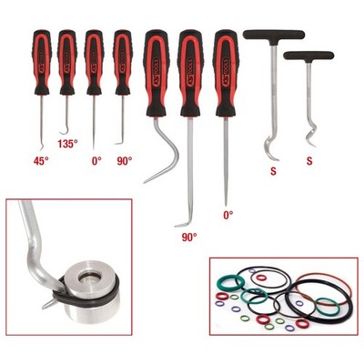 KS Tools Haken-Werkzeug zum Entfernen und Einsetzen von O-Ringen und Dichtungen