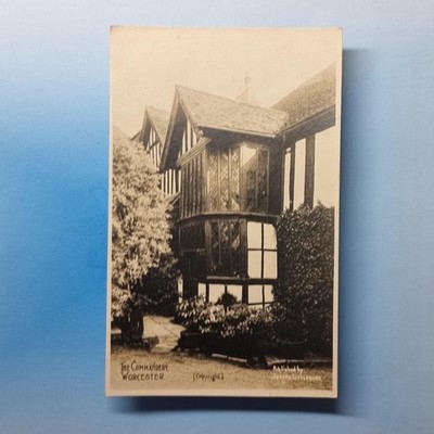 Worcester Postkarte um 1920 Echtfoto The Commandery Royalist von Joseph Littlebury