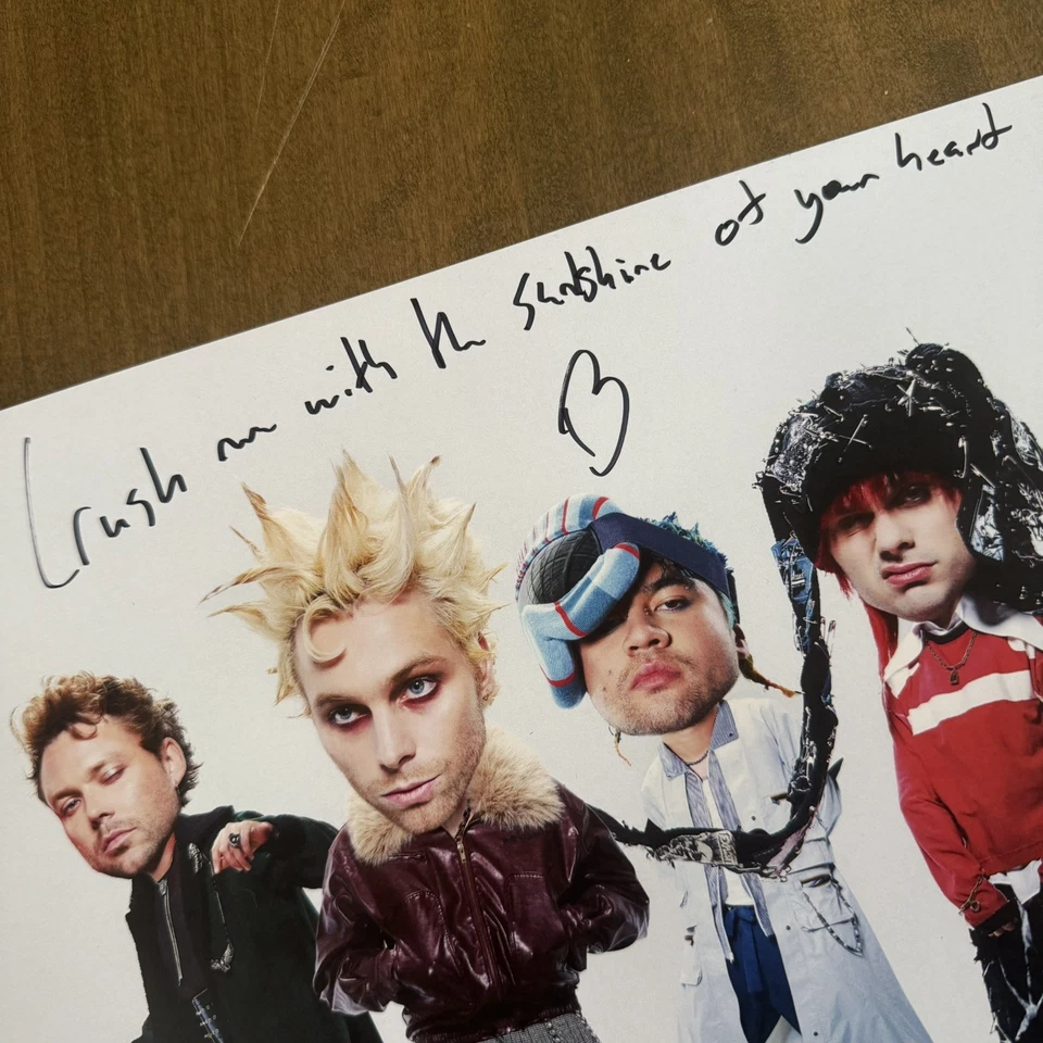 5 Seconds of Summer - Everyone’s A Star! CD + SIGNED PRINT w/ HANDWRITTEN LYRICS - Image 3 of 4