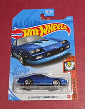 Hot Wheels Muscle Mania 85 Chevrolet Camaro Iroc-z Blue Diecast 164 Hot Wheels Muscle Mania 85 Chevrolet Camaro Iroc-z Blue Diecast 164