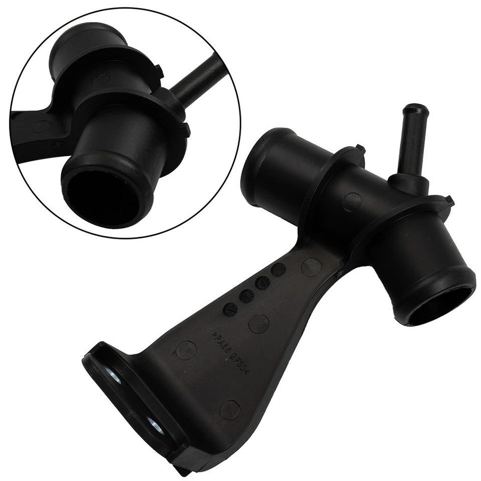 Pipe Adapter Connector Pipe Tube 2009-2017 ABS Black For Toyota Corolla - Image 3 of 4