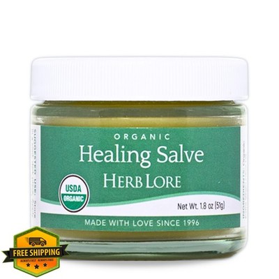 Herb Lore Healing Salve Organic Baby Diaper Rash Cream Calendula Balm 1.8 oz