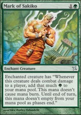 1x Mark of Sakiko Light Play MTG Magic - Kid Icarus -