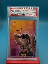 2019 Panini Court Kings Cam Reddish Ruby Fresh Paint Auto PSA 9