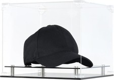 DisplayGifts Pro UV Protection Baseball Cap Hat Display Case Holder Clear