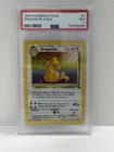 1999 POKEMON FOSSIL DRAGONITE HOLO 4 PSA 7