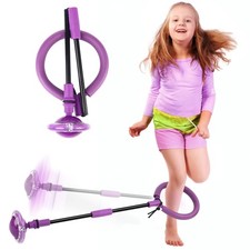 Skip Ball for Kids Portable Colorful Swing Ball Fitness Toy for Ages 510