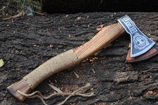 18.5''Hand Made carbon steel Blade Tomahawk/Viking axe W/L/S HB-238