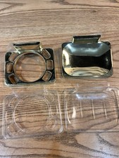 Vintage Gold Soap Dish Tray  Toothbrush Holder Wall Mounted