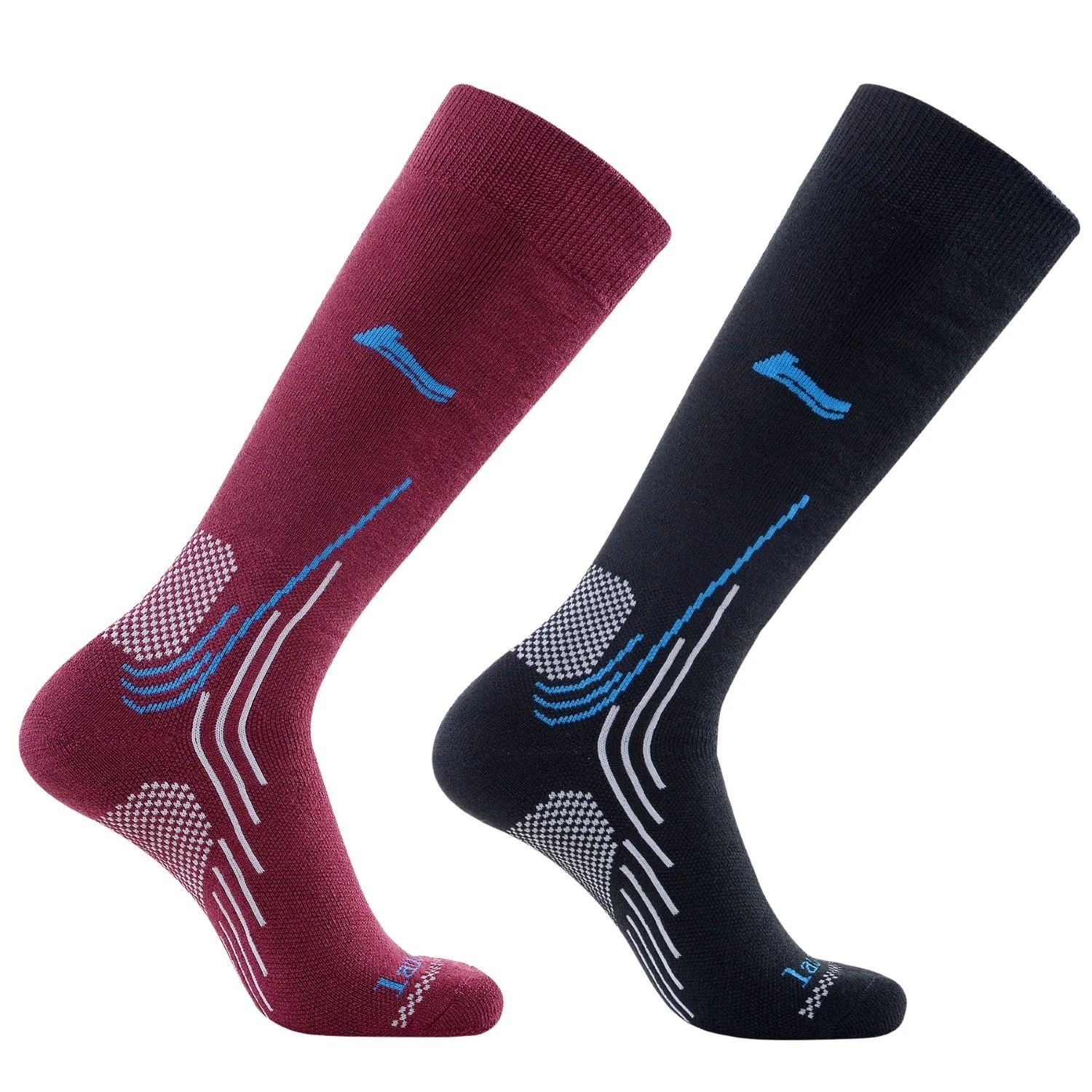 6 pairs Laulax men skiing socks merino wool winter hiking outdoor Size UK 7-11
Opens in a new window