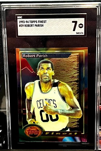 1993-94 Topps Finest - #39 Robert Parish SGC 7 NM