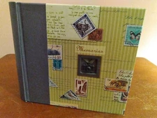 PUBLICATIONS INTERNATIONAL POSTCARD MEMORIES 4"X6" PHOTO ALBUM