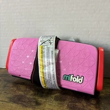 MIFOLD Grab & Go Portable Compact Car Booster Child Seat - Pink