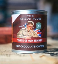 1940s-WW2-Historical flavour-Taste of Old Blighty Hot Chocolate powder 250g tin