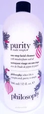 Philosophy Purity Made Simple Facial Cleanser 32oz  NEW SEALED wPUMP!  HOLIDAY!