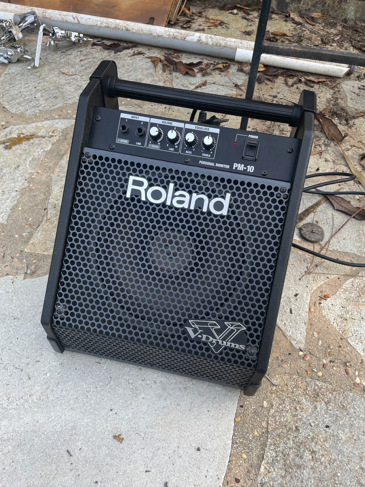Roland PM10 VDrum Speaker System /Speaker Amp Amplifier eBay