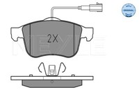 Meyle 025 243 4019 Brake Pad Set, Disc Brake For Alfa Romeo