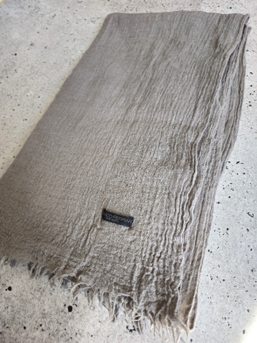 Good Scarf Stole FRANCO FERRARI Wool Kashmir Made in Italy From Japan - Picture 5 of 17