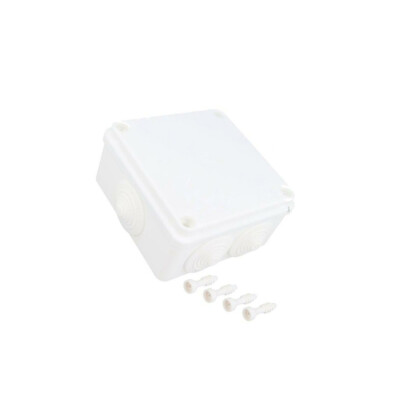 S-BOX 106B Gehäuse: Verbindungsdose X: 100mm Y: 100mm Z: 50mm IP65 weiss PAWBOL