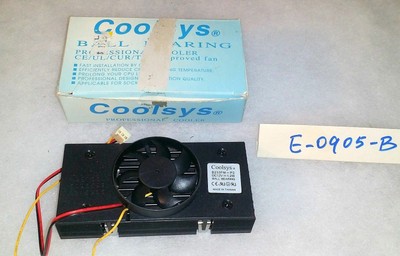 Cooler Coolsys B233FM-P2 Slot 1 Intel P II Celeron PIII CPU fan  50x50x10mm- NEW