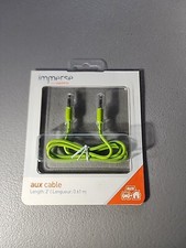 Griffin - Immerse AUX 2' Auxiliary Audio Cable - Green New