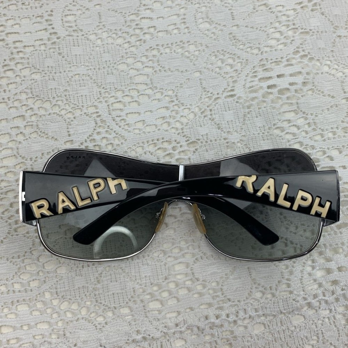 Ralph Lauren Sunglasses Dark with silver trim Designer Logo  display picture 1