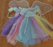 New Pottery Barn Kids LIGHT UP RAINBOW FAIRY Dress Costume Toddler Girls 3T