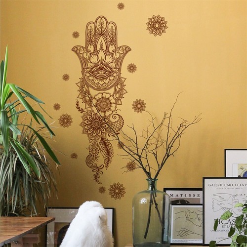 Autocollant Mural Noël Couronne 39x39cm - Déco Adhésive Pour Salon, Chambre, Cuisine, Arrière-plan Fête - 8