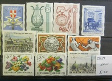 Austria - kl. Zestaw 10 wartości, **