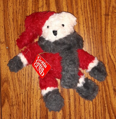 Gotta Getta Gund Kringles Collectible Santa Bear-8'' High w/Tag