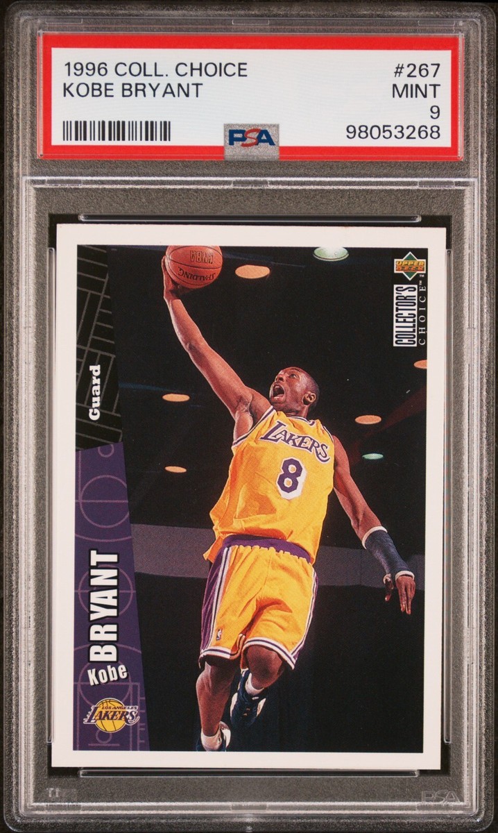 KOBE BRYANT　ROOKIE CARD　1996　UPPER　DECK 1996 Upper Deck Coll Choice #267 Kobe Bryant LA Lakers PSA 9 NBA