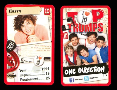 1 x Infokarte Music One Direction - Harry Styles - Rookie - R142