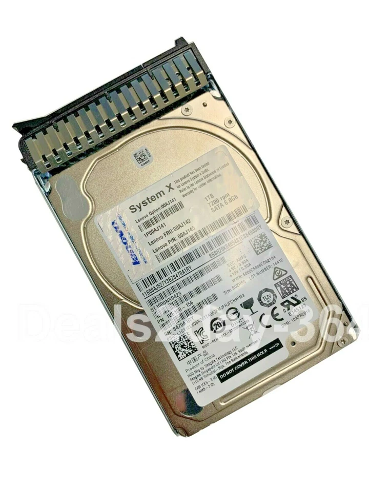 Lenovo/IBM 00AJ141 00AJ142 00AJ143 System X 1TB 2.5" 7.2K SATA HDD 64 MB Cache - Image 2 of 4
