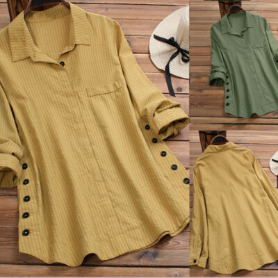売れ筋商品|||ビーヤング シャツ レディース トップス BYGamze - Button-down blouse - tannin Women Button Down Shirts Side Drawstring Long Sleeve Blouses