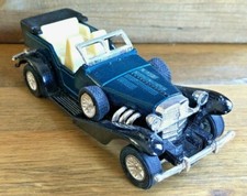 VTG PULLBACK TOY FRICTION CAR OLD TIME ROADSTER/SPORTS CAR S 1/38 MADE IN CHINA