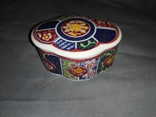 Vintage Imari Trinket Box Takahashi Porcelain
