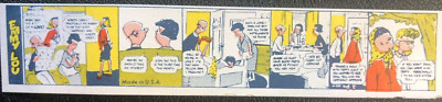 Emmy Lou Mini Comic Strips Ink VINTAGE Circa 1950s Vending Machine Golden Age